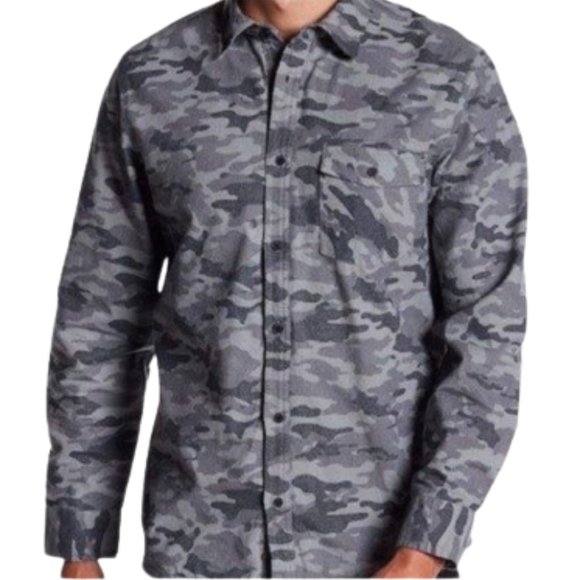 🌿Public Opinion Camo Shirt Jacket [L]🌿 - Picture 1 of 3